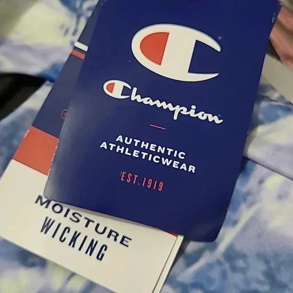 XS Champion B5951 Soft Touch Wire Free Cutout Sports Bra Blue‎ & Purple NWT - Picture 4 of 7